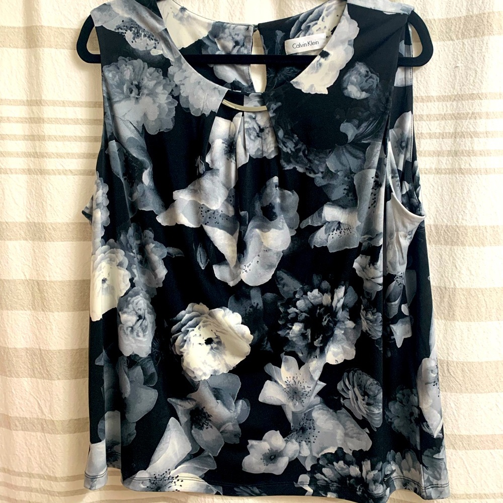 Calvin Klein sleeveless blouse